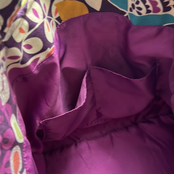 Vera Bradley Plum Crazy Tote - Picture 3 of 5